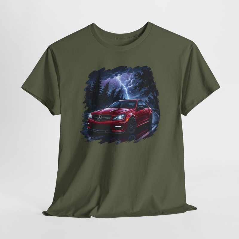 W204 t-shirt sport grey - worn front
