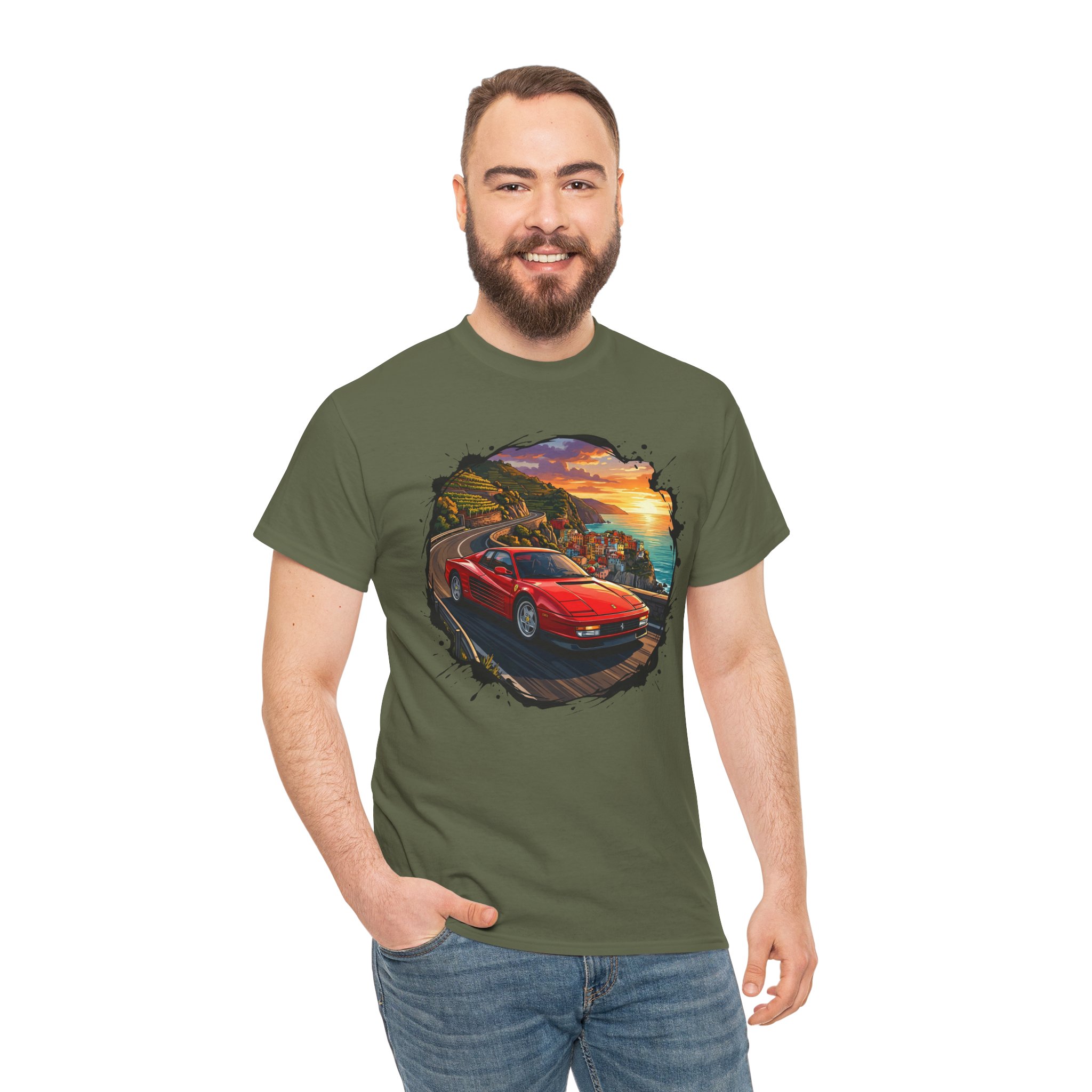 Testarossa t-shirt - The Icon by Redline Gear