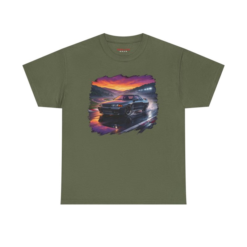 BNR32 JDM Heritage t-shirt in military green - Redline Gear