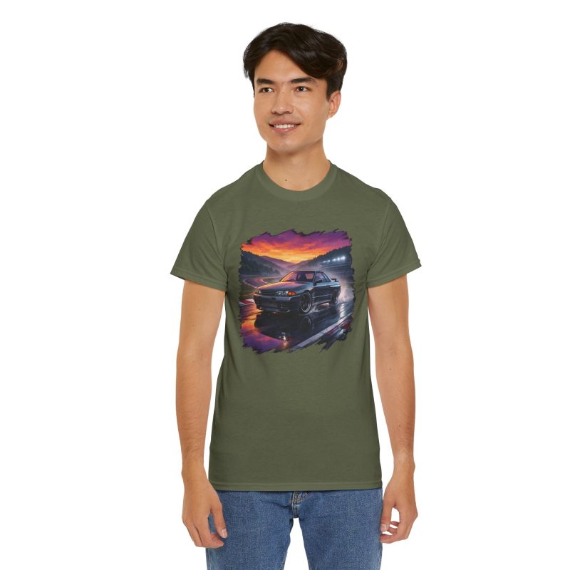 BNR32 JDM Heritage t-shirt in military green - Redline Gear