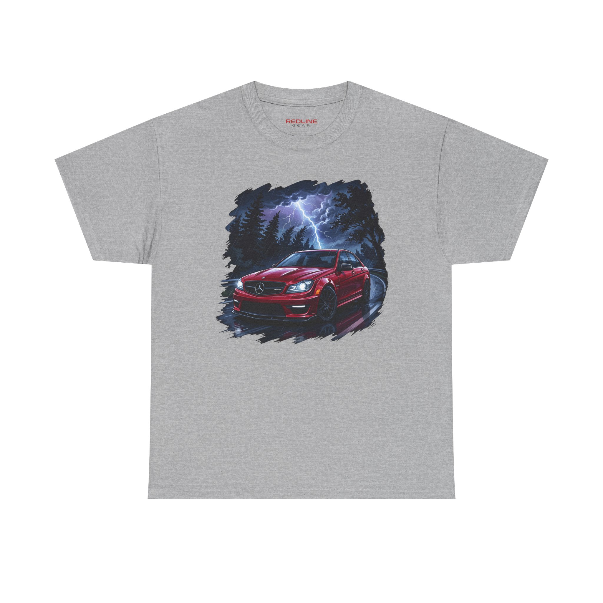 W204 t-shirt sport grey - front view