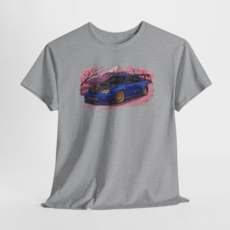 GD chassis JDM shirt white - side angle
