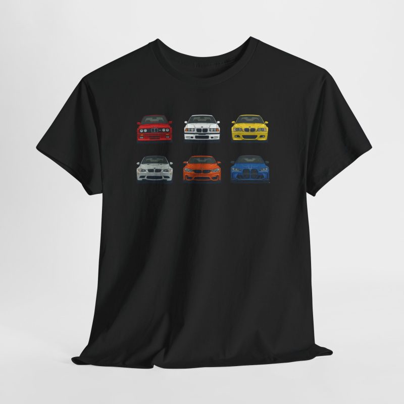 E30 G80 chassis evolution t-shirt - black product photo