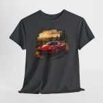 F142 shirt - black front view
