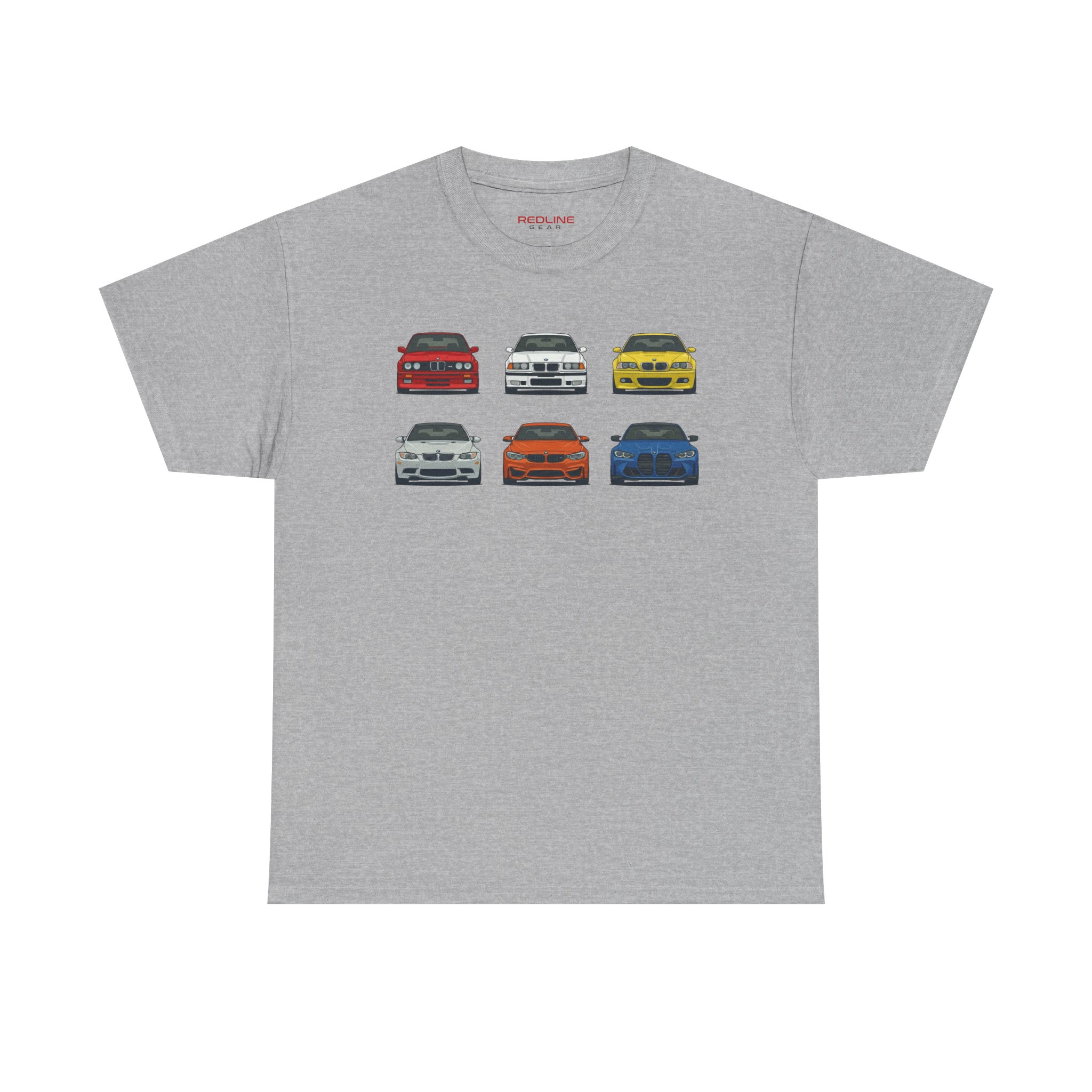 E30 G80 chassis evolution t-shirt - front view