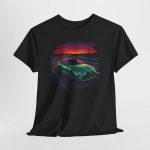 The Predator G82 t-shirt - Isle of Man Green M4 Competition on autobahn at dusk