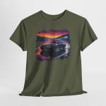 BNR32 shirt - military green front view