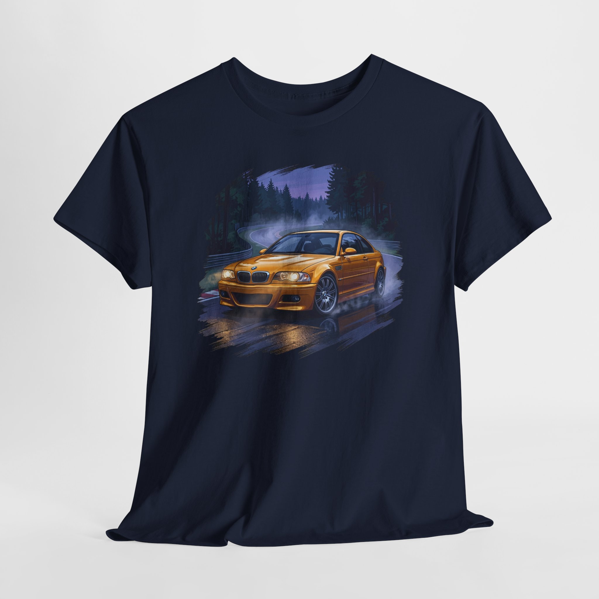 E46 M3 t-shirt - white side angle