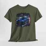 R8 V10 shirt sport grey - worn front