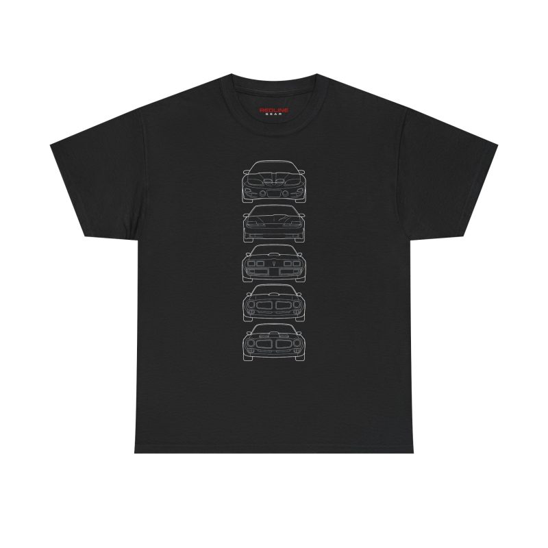Firebird heritage t-shirt black - side angle