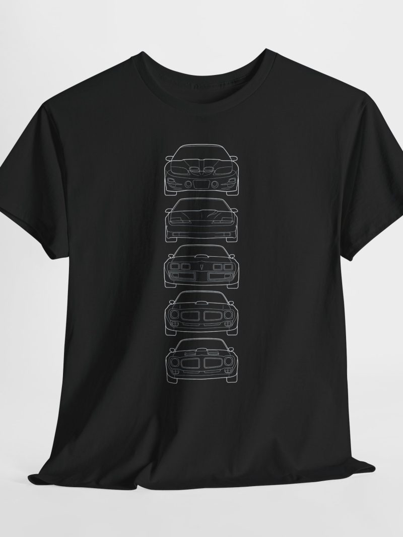 Firebird Heritage Evolution: All Generations Performance T-Shirt (Unisex)