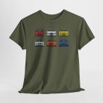 E30 G80 chassis evolution t-shirt - black front view