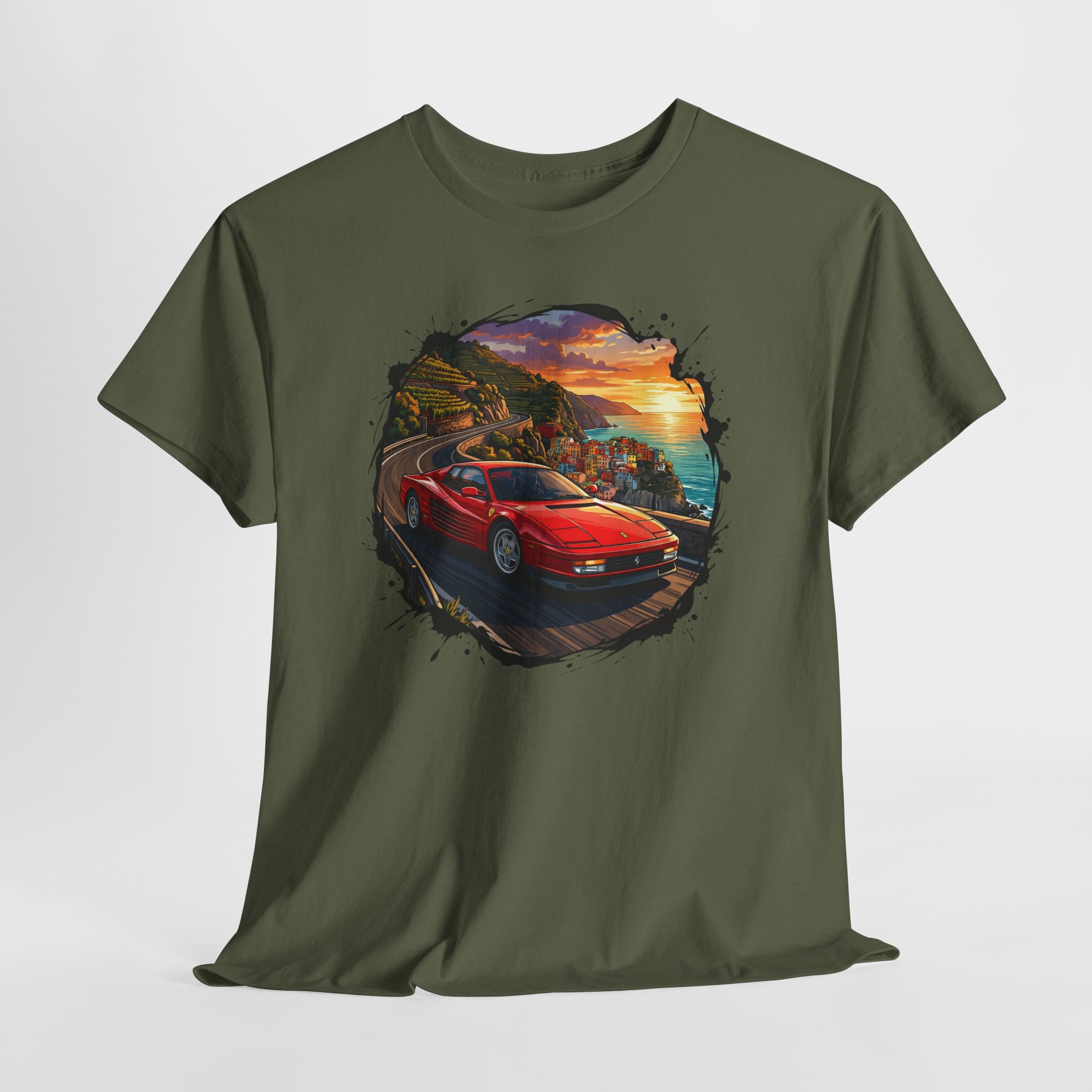 Testarossa t-shirt - The Icon by Redline Gear