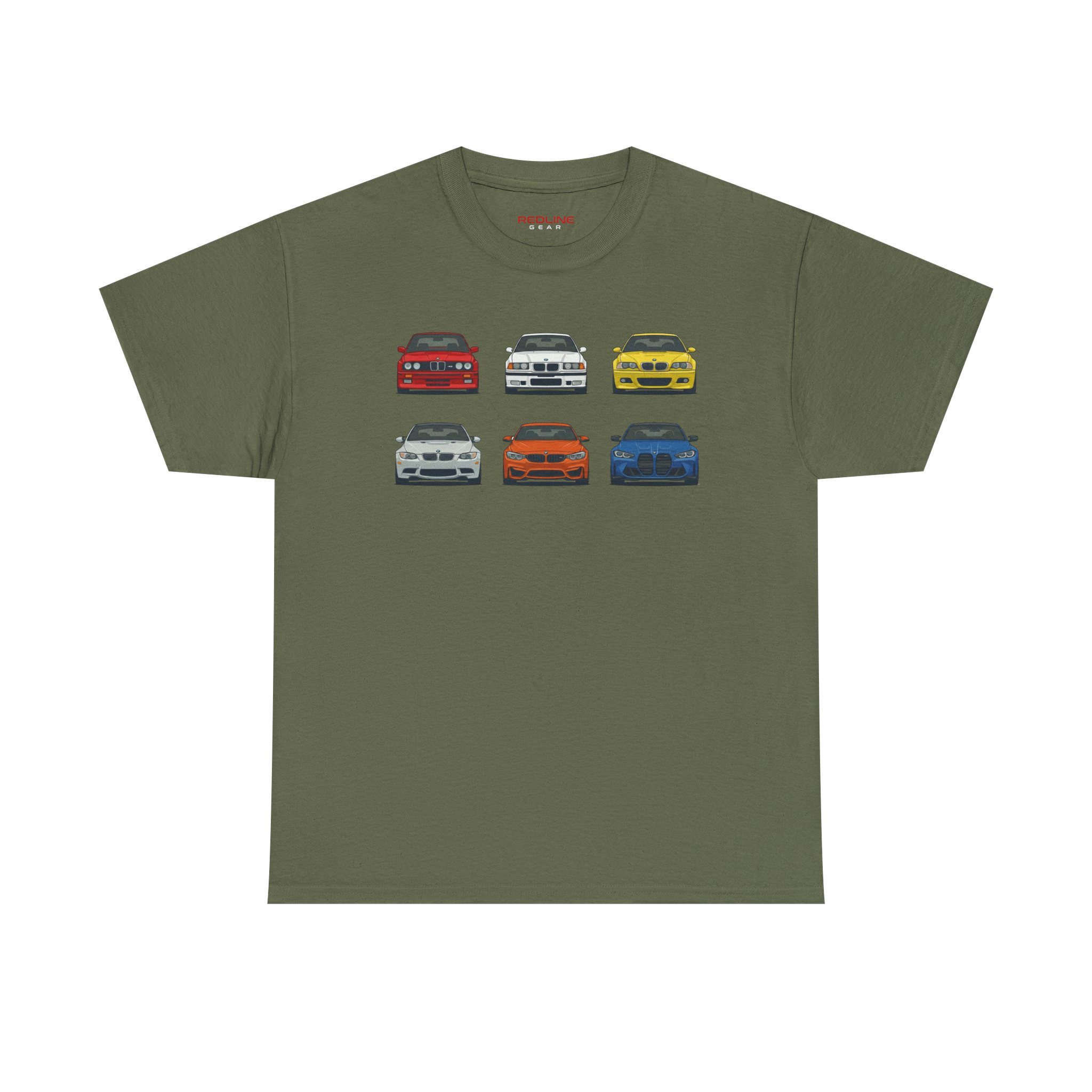 E30 G80 chassis evolution t-shirt - black worn front
