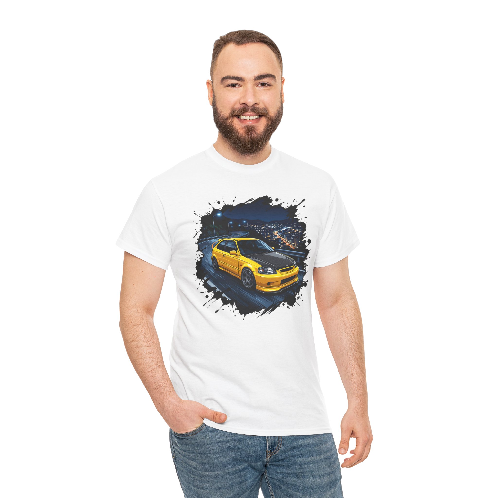 EK chassis shirt black - close up graphic