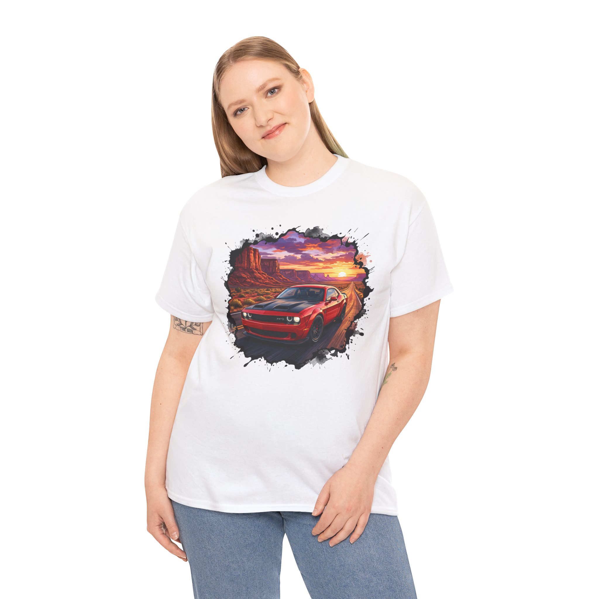 717hp American muscle shirt - lifestyle photo