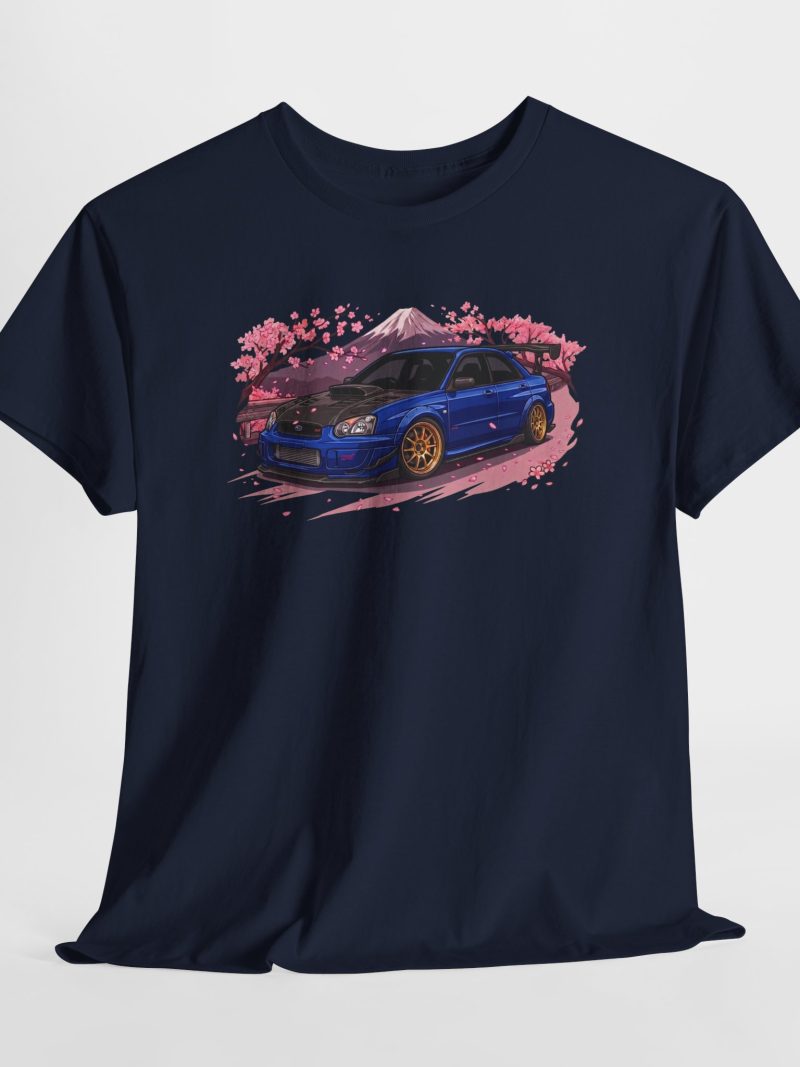 GD chassis shirt - navy blue front view
