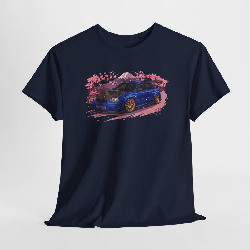 GD chassis shirt - navy blue front view