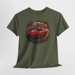 645hp V10 shirt sport grey - worn front