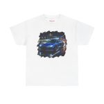 R8 V10 shirt - black graphic detail
