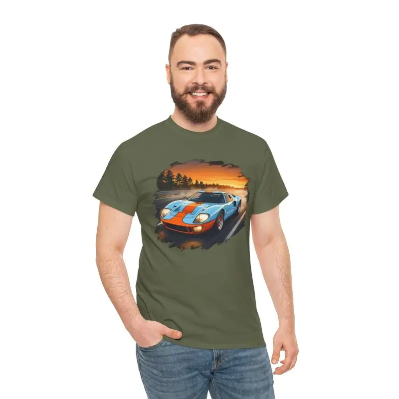 GT40 Gulf livery t-shirt - sport grey variant