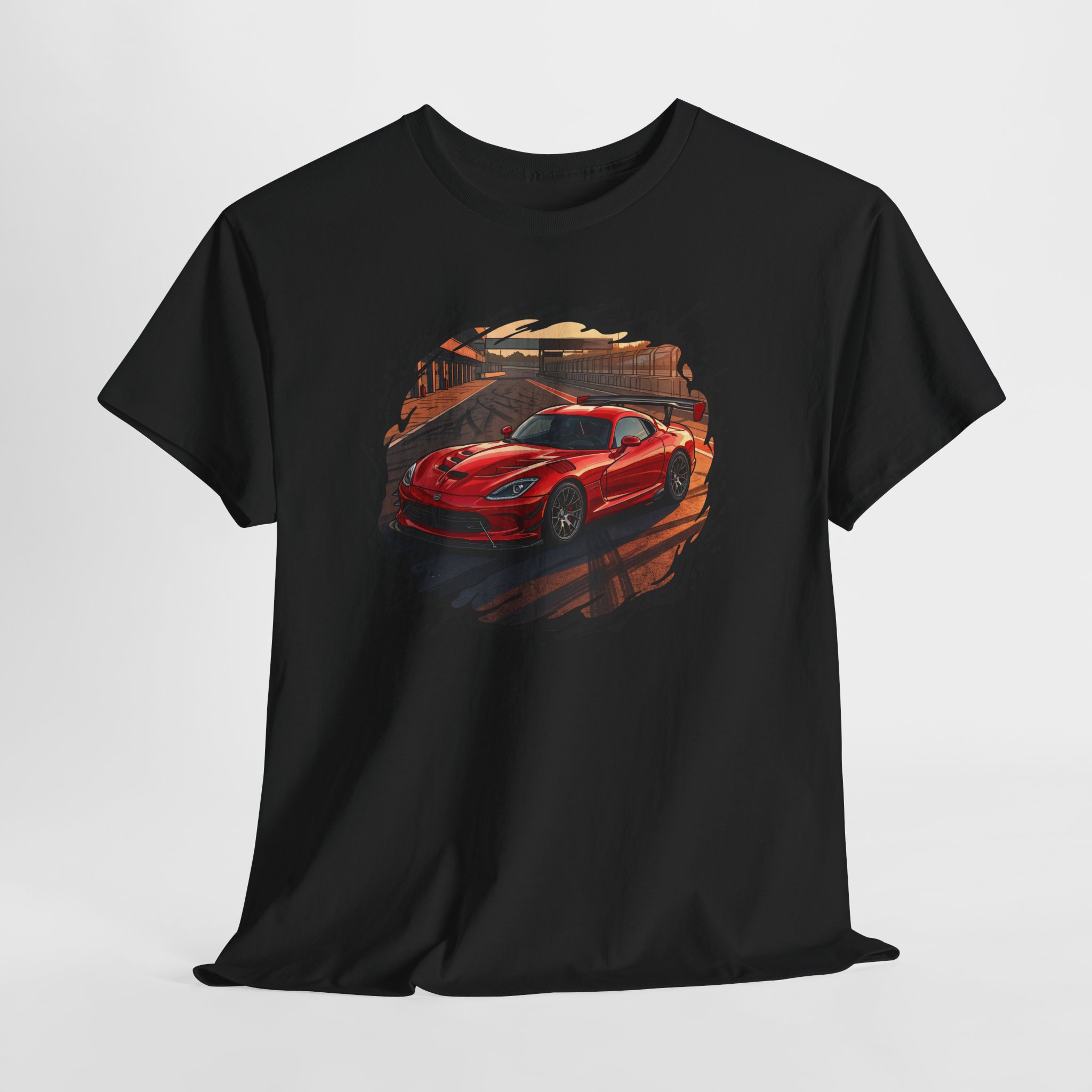 645hp V10 shirt - black front view