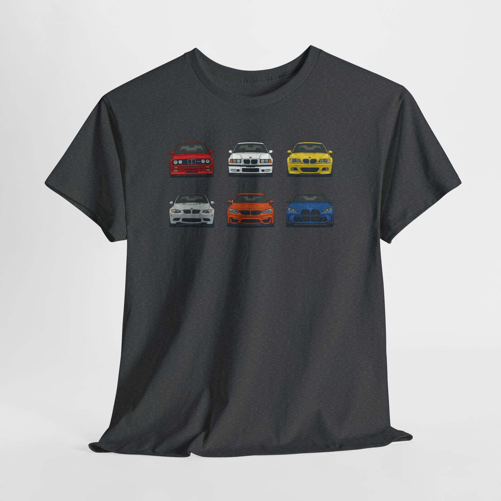 E30 G80 chassis evolution t-shirt sport grey - worn front