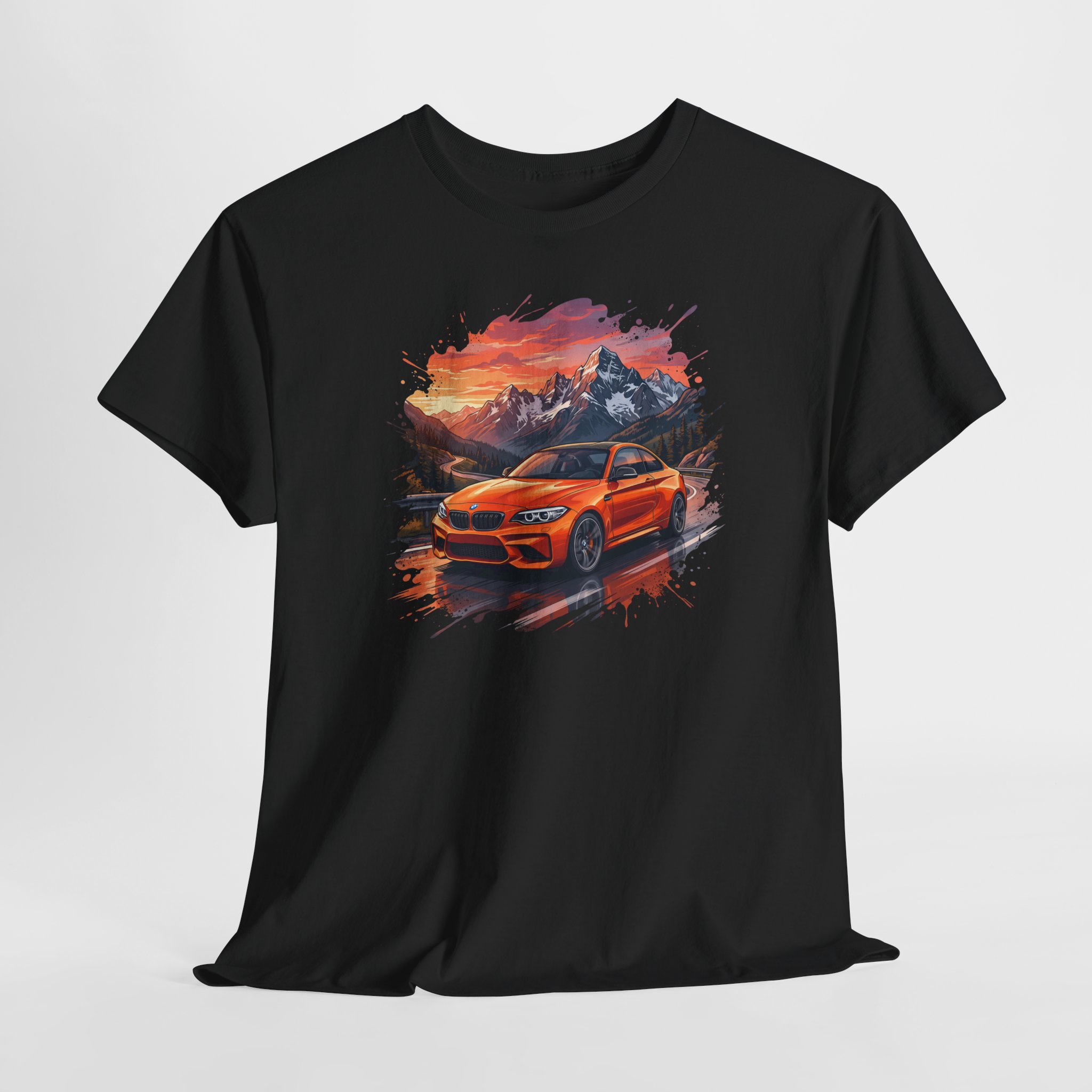 F87 shirt - black front view