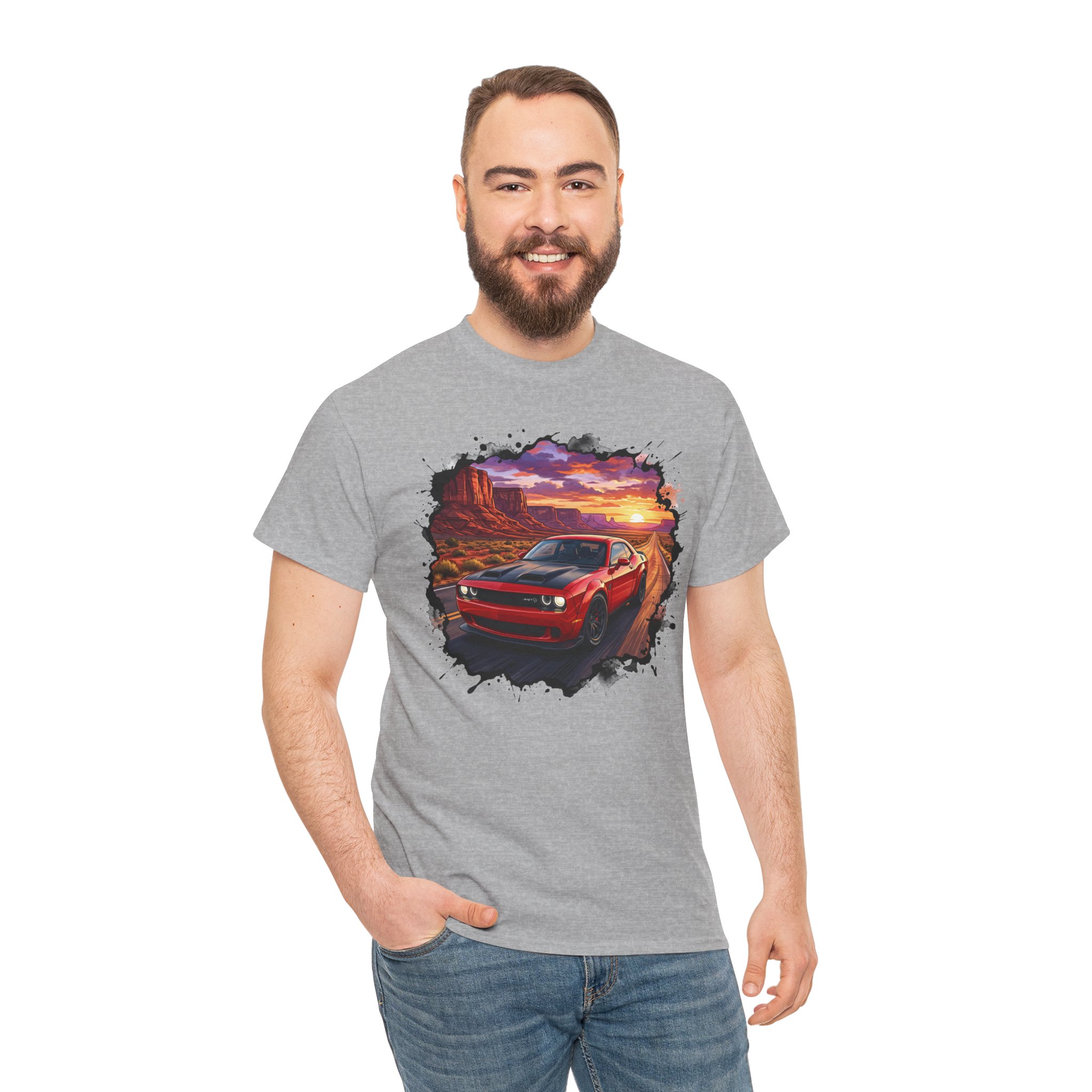717hp American muscle shirt - worn front