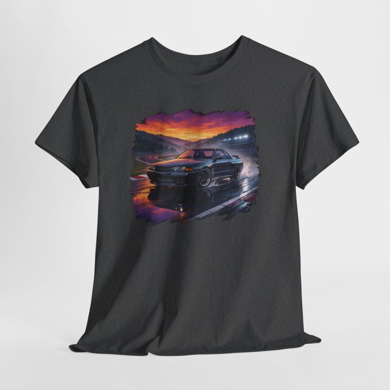 BNR32 shirt - dark heather front view