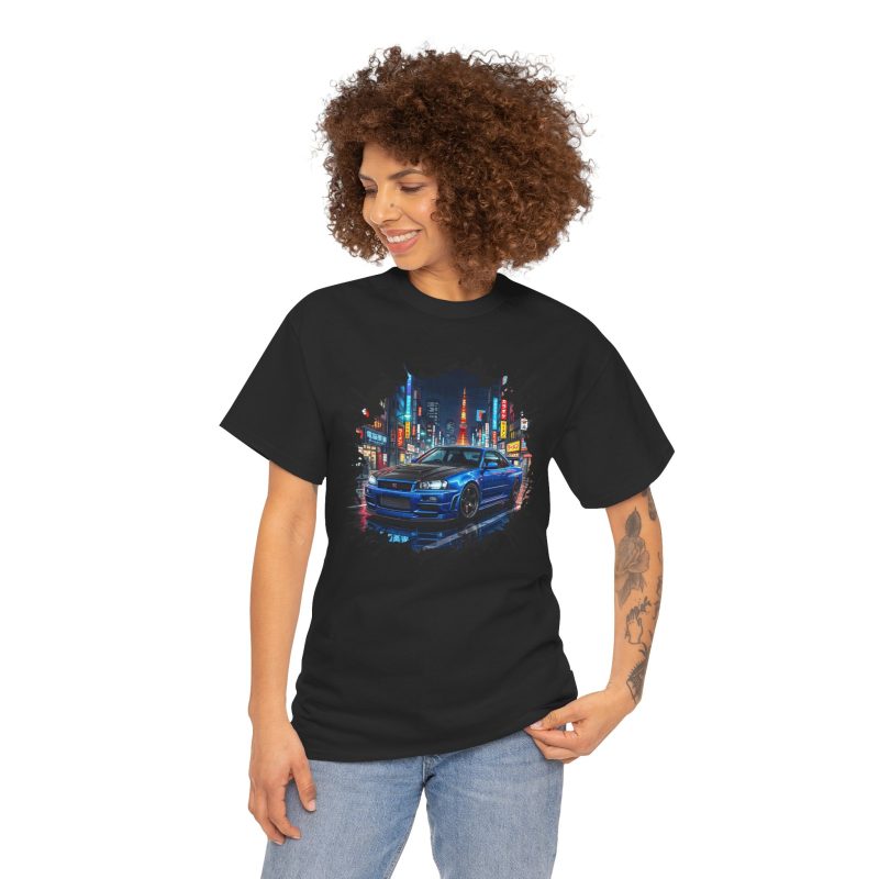 BNR34 shirt - black worn front