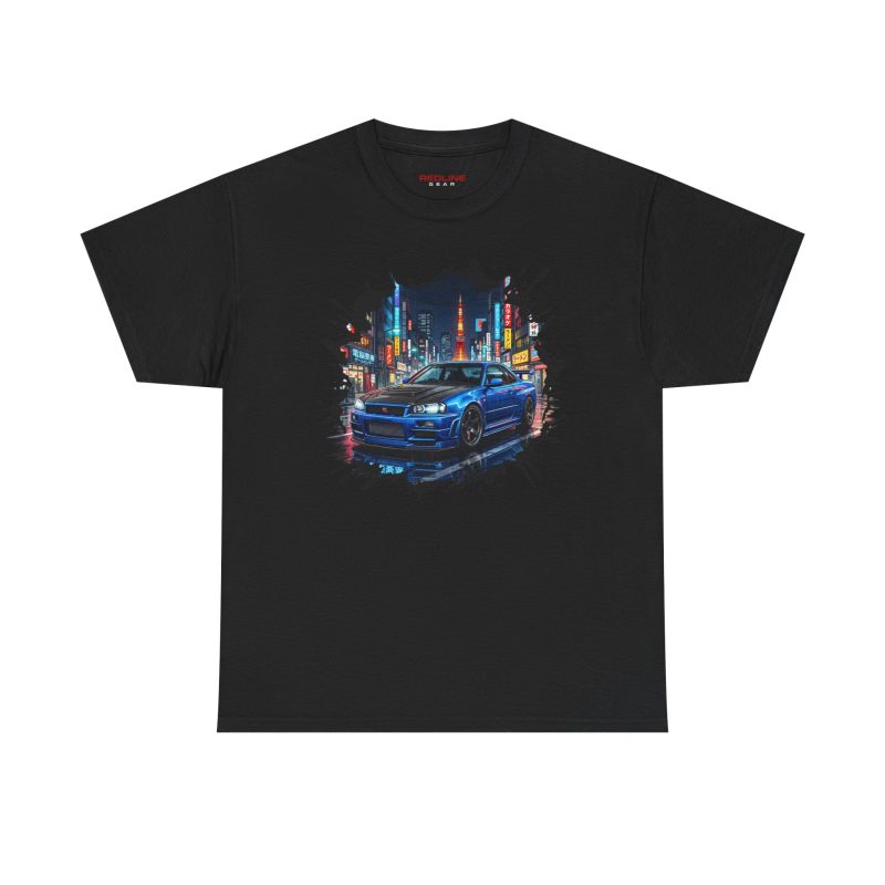 BNR34 shirt black - side angle