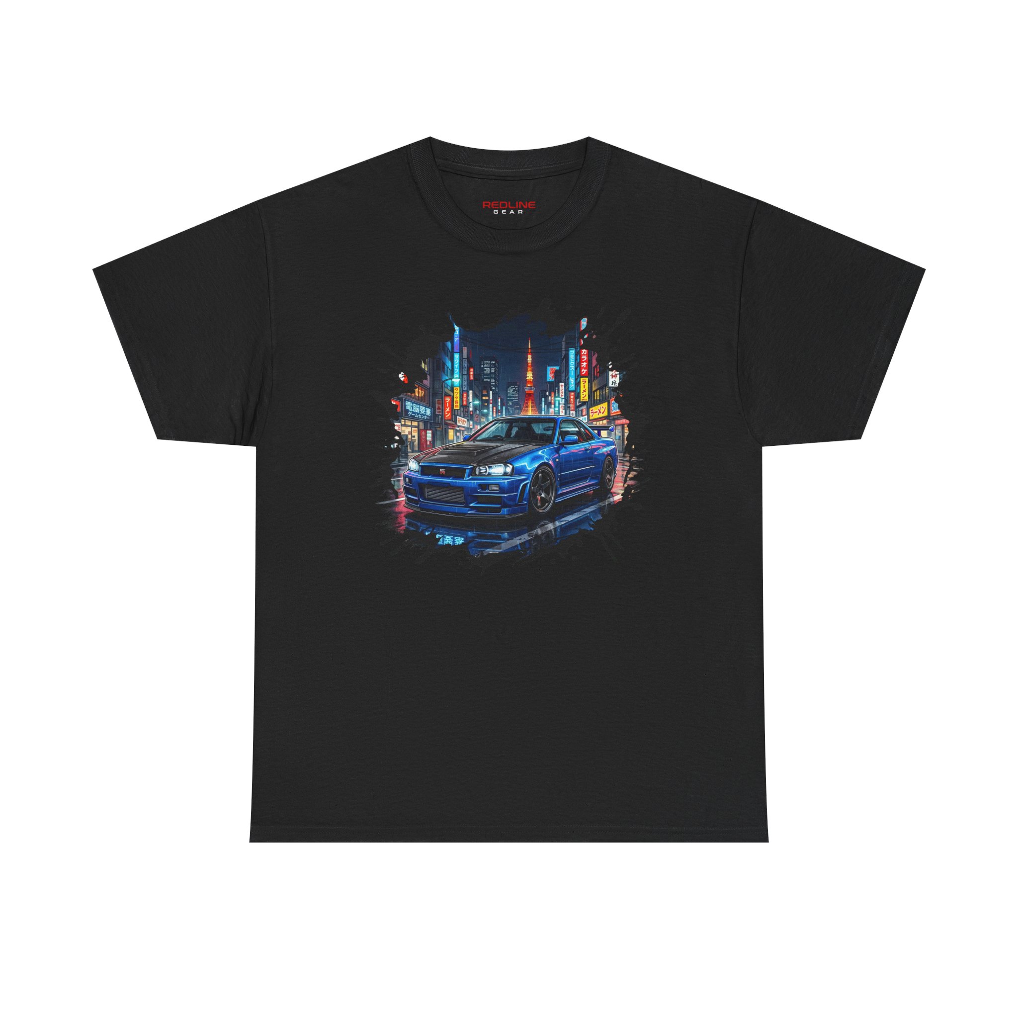 BNR34 shirt black - side angle