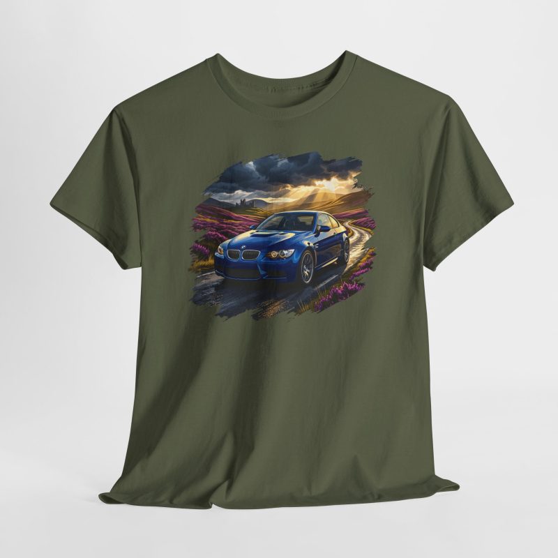 E92 M3 t-shirt sport grey - worn front