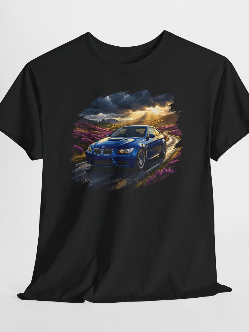 E92 M3 t-shirt - black front view