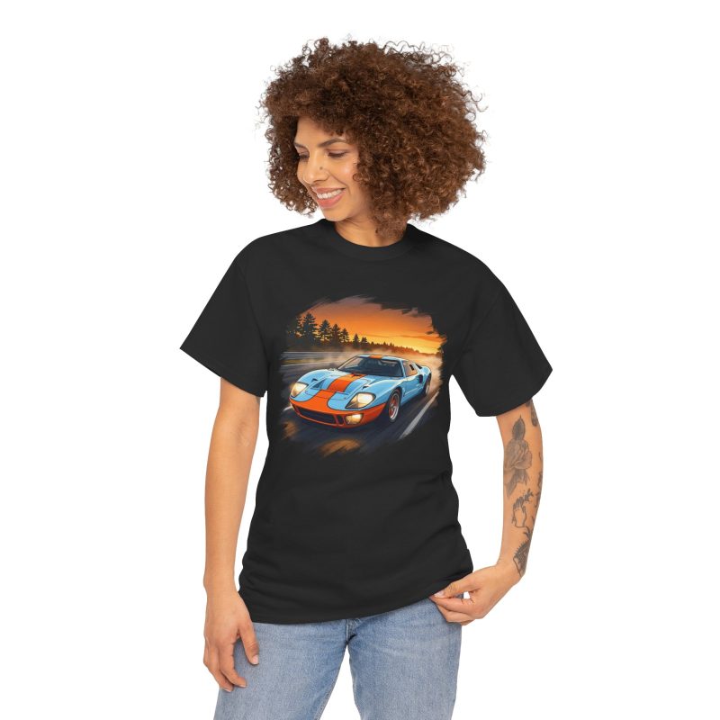 GT40 Le Mans t-shirt - Gulf Oil livery black unisex