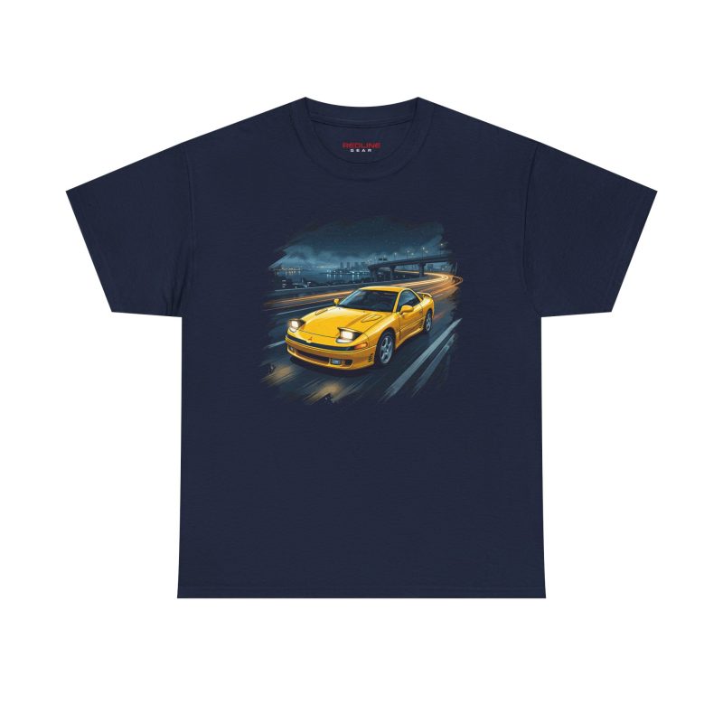 Mitsubishi Z16A with Tokyo Bay light trails and city skyline at night - JDM heritage graphic tee