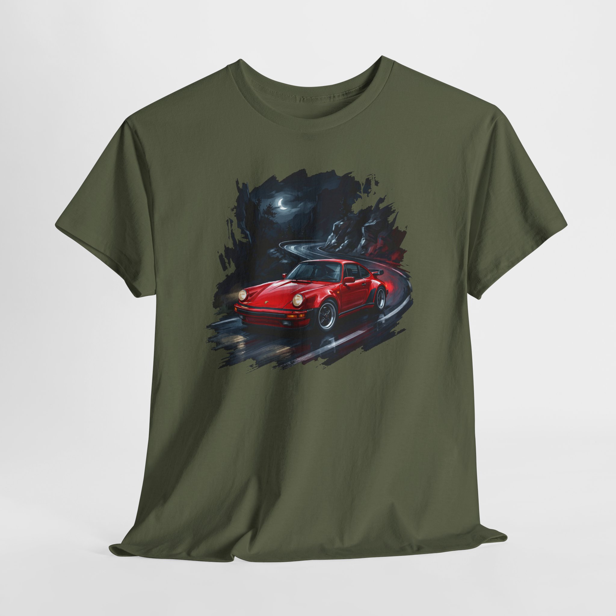 930 Turbo shirt sport grey - worn front