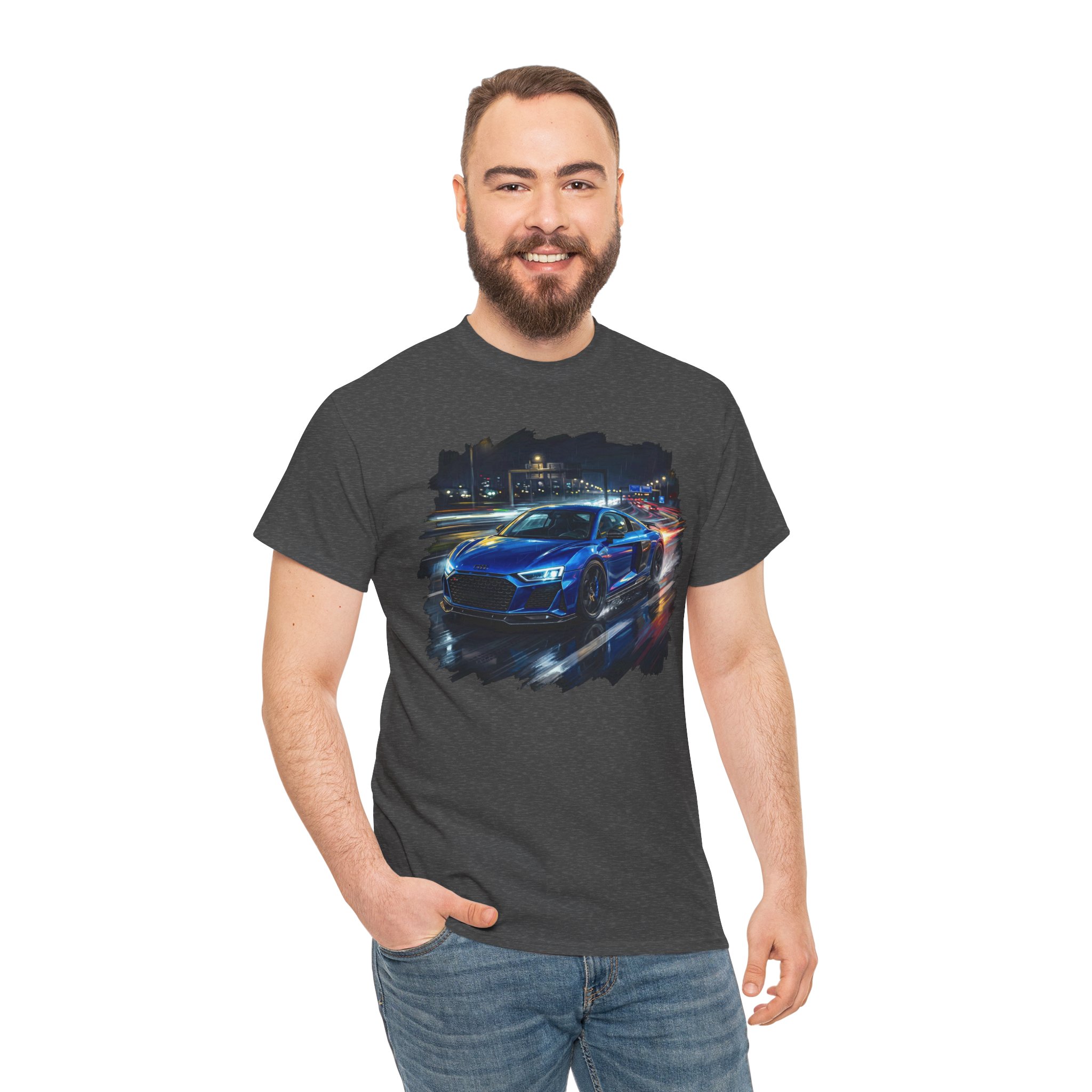 R8 V10 shirt sport grey - product photo
