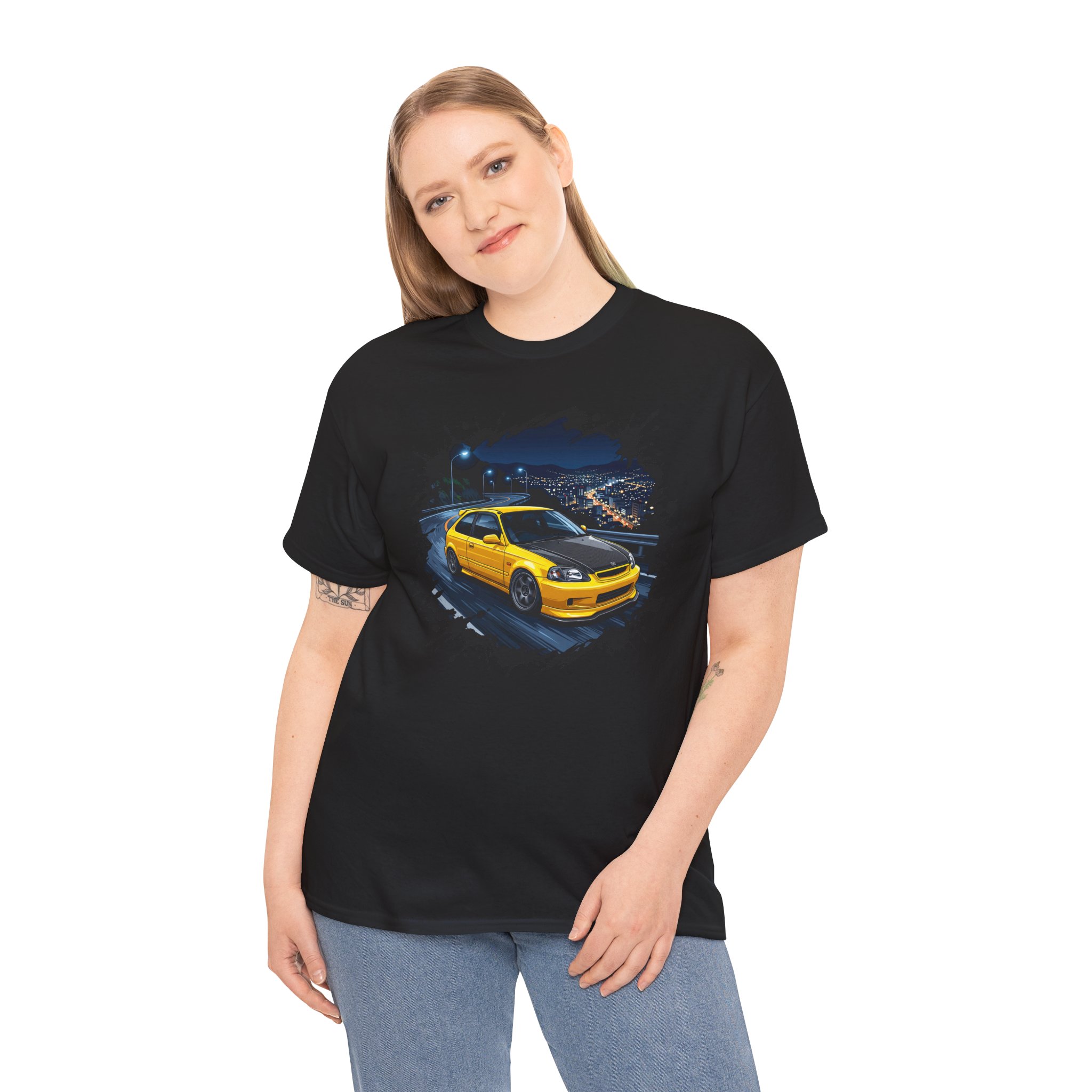 EK chassis shirt - black worn front