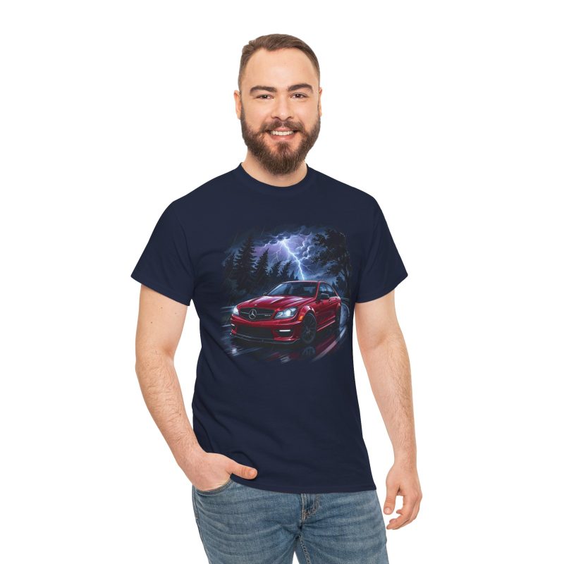 W204 t-shirt - white worn side