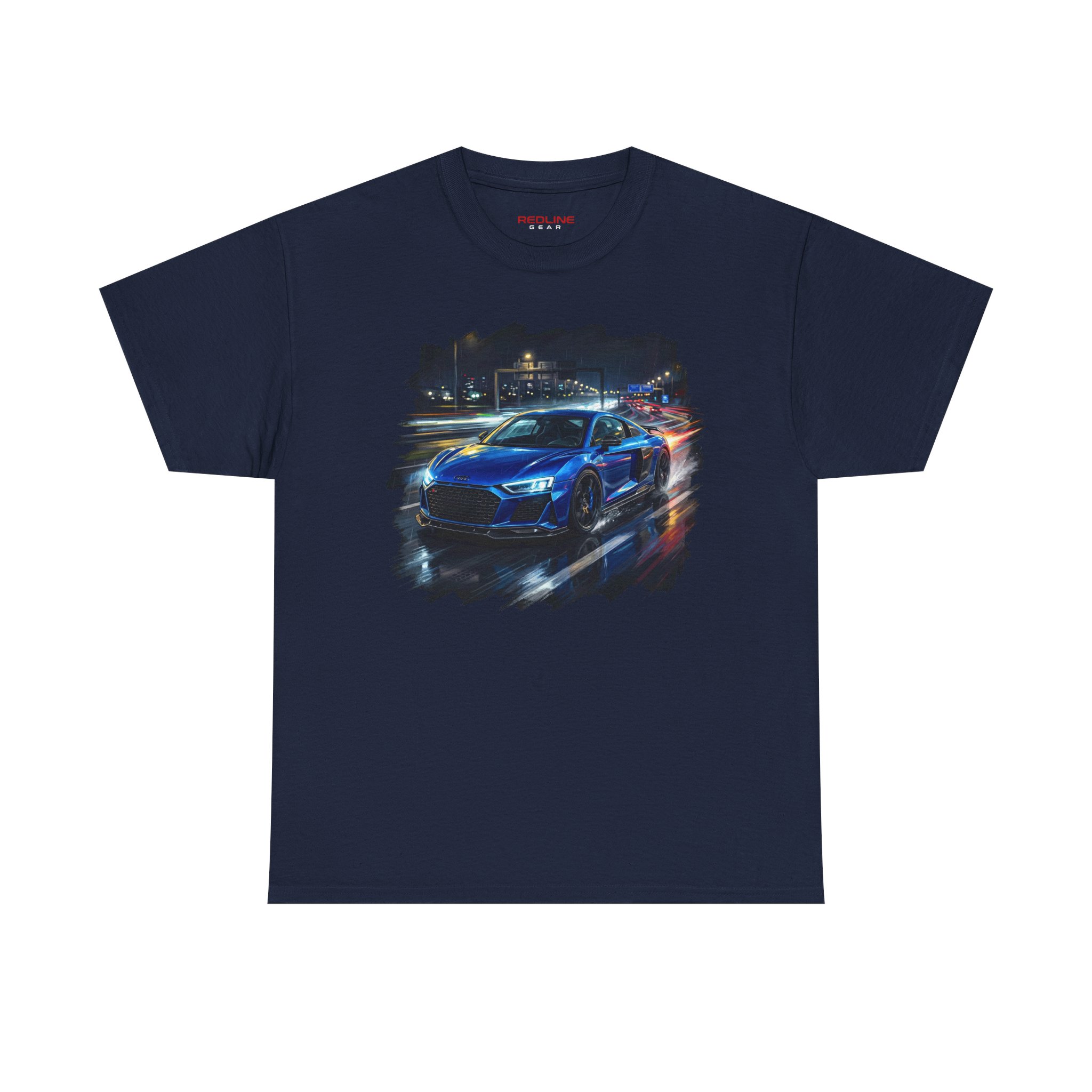 R8 V10 shirt white - flat lay