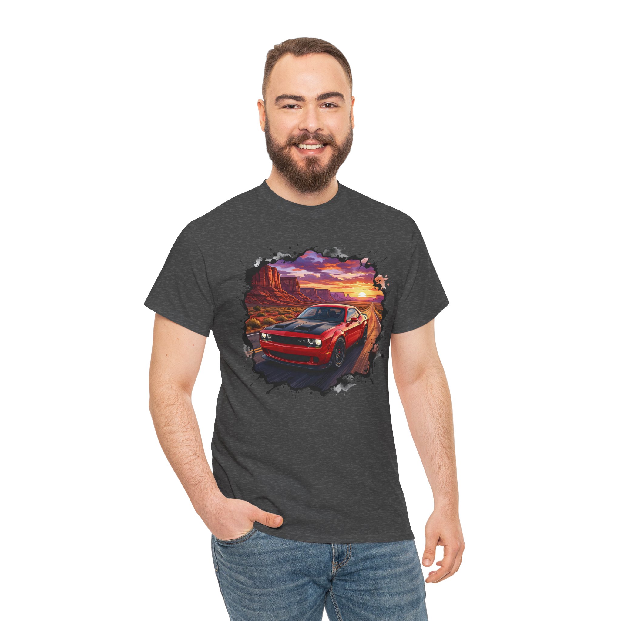 717hp American muscle shirt - side angle