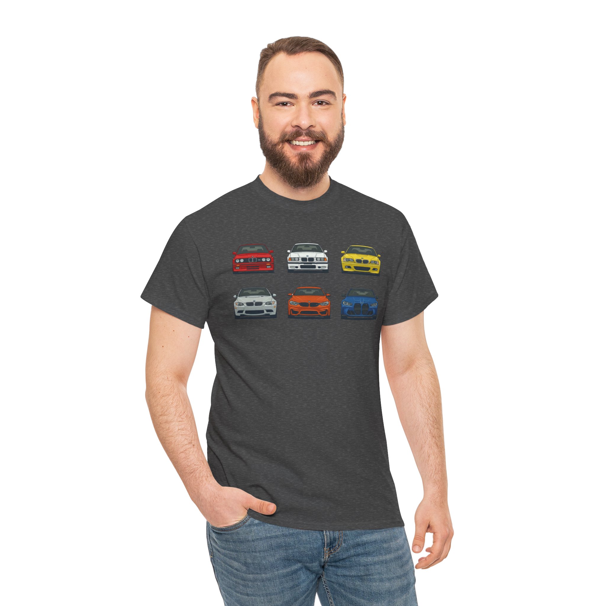 E30 G80 chassis evolution t-shirt - worn side