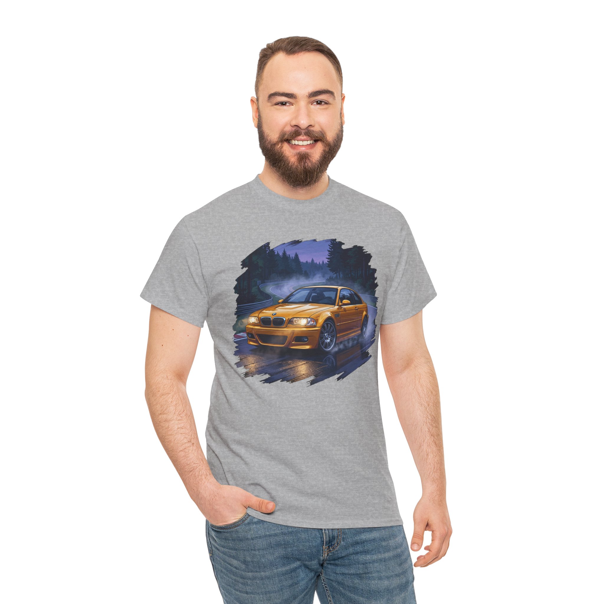 E46 M3 t-shirt - side angle
