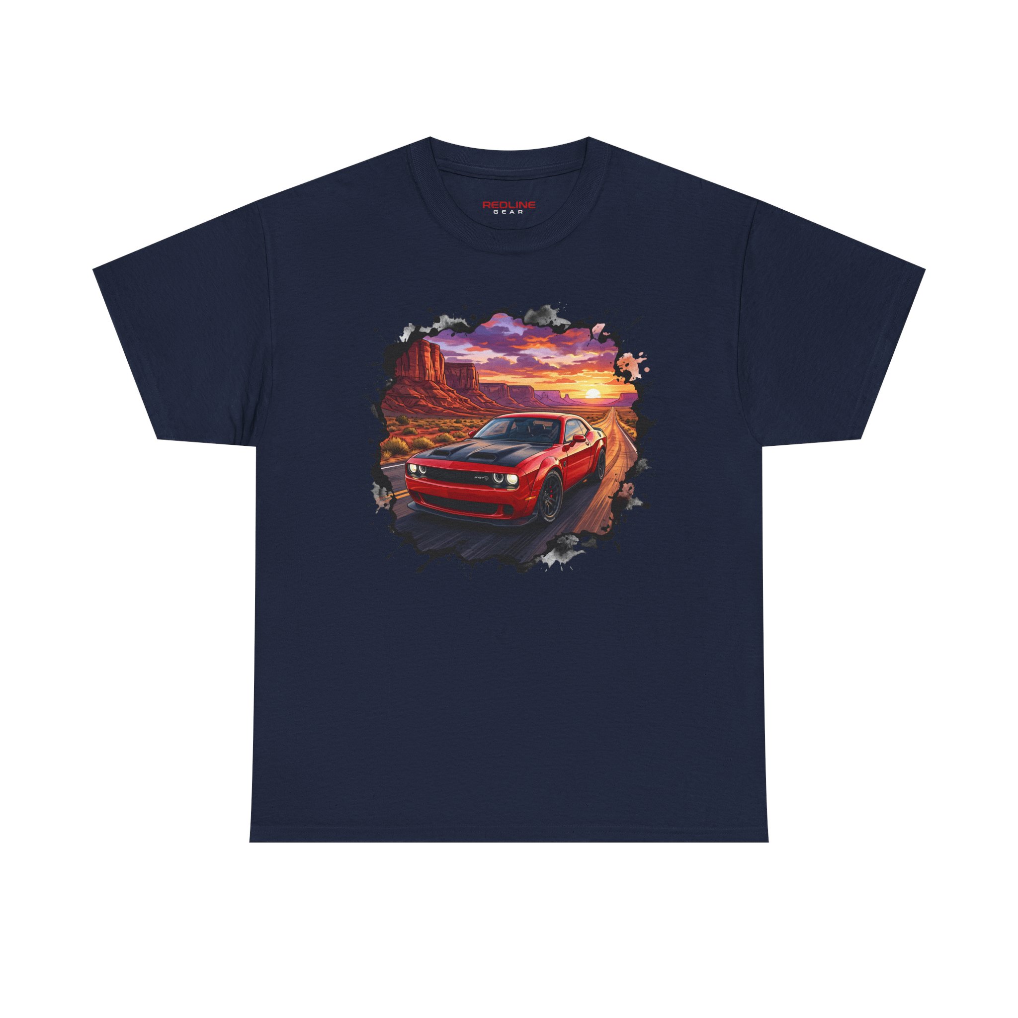 717hp American muscle shirt - sport grey lifestyle photo