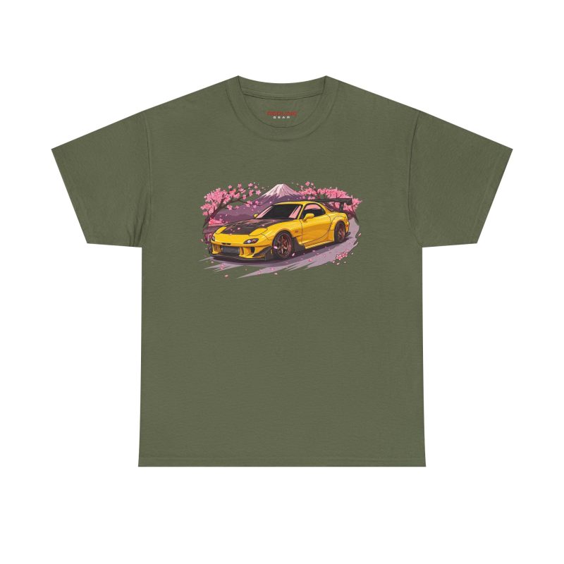 FD3S shirt graphic detail - rotary print