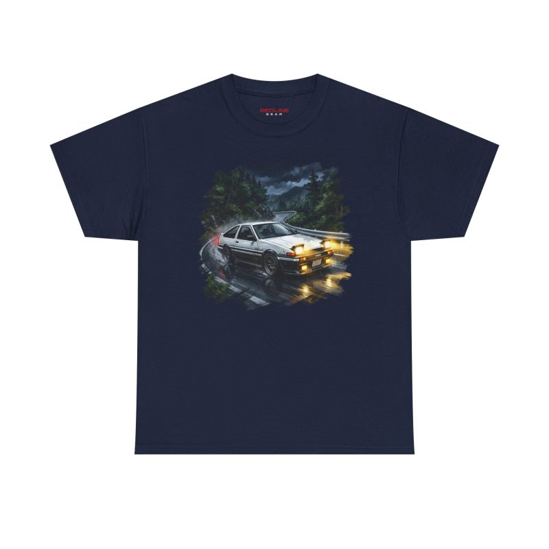 AE86 shirt white - flat lay