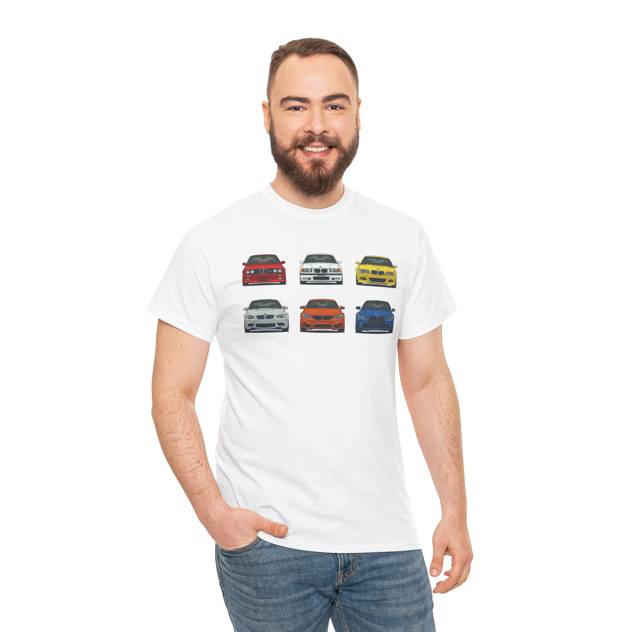 E30 G80 chassis evolution t-shirt - back view