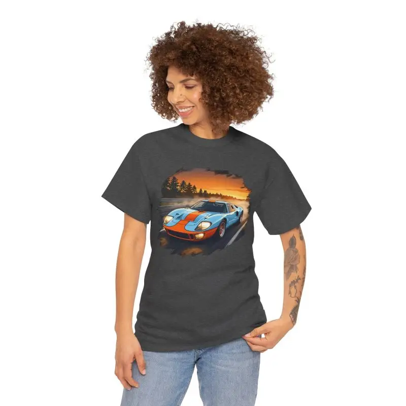 GT40 American Muscle unisex tee - black close up